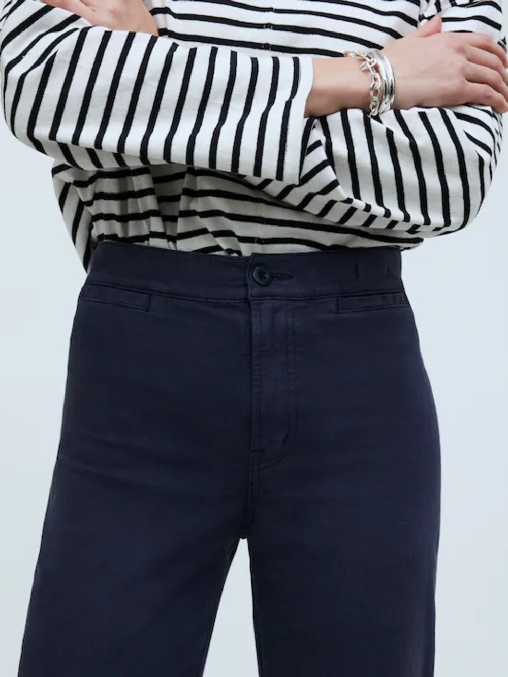 Madewell Emmett Wide Leg Crop Pant - Picture 5 of 8